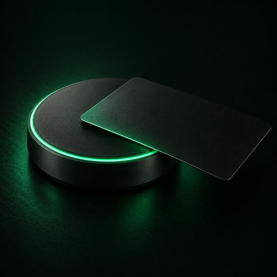 RFID member card reader