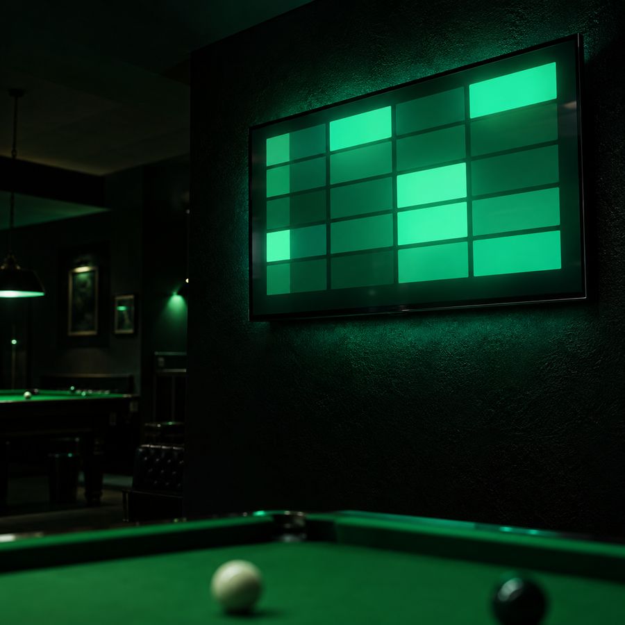 Wall-mounted Live Table Monitor